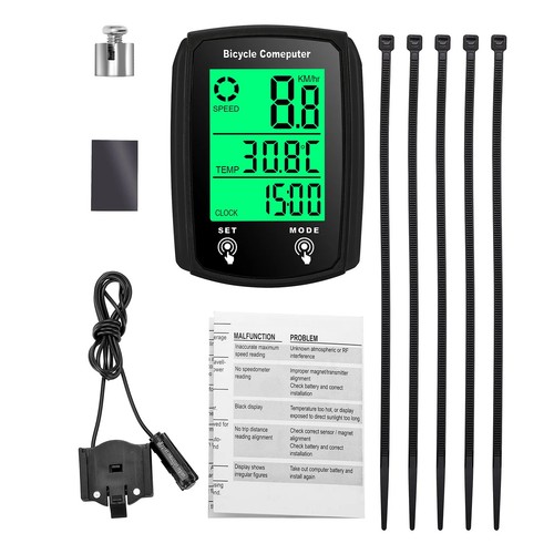Contachilometri bici wireless - contachilometri,